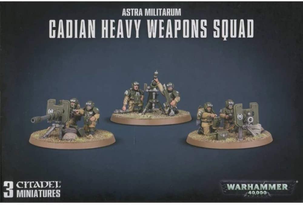 Warhammer 40,000 Astra Militarum Cadian Heavy Weapon Squad (Warhammer)