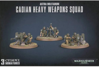 Warhammer 40,000 Astra Militarum Cadian Heavy Weapon Squad (Warhammer)