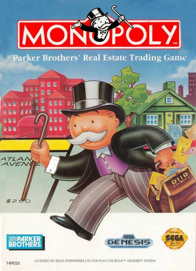 J2Games.com | Monopoly (Sega Genesis) (Pre-Played - Game Only).