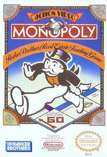 J2Games.com | Monopoly (Nintendo NES) (Pre-Played - Game Only).