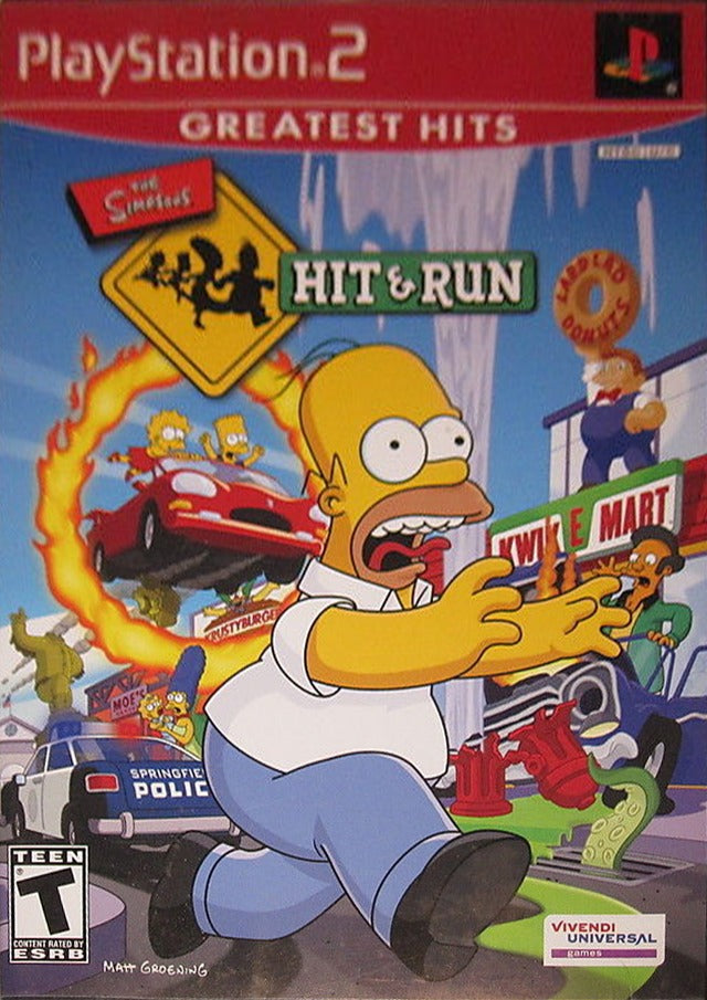 The Simpsons Hit & Run (Greatest Hits) (Playstation 2)