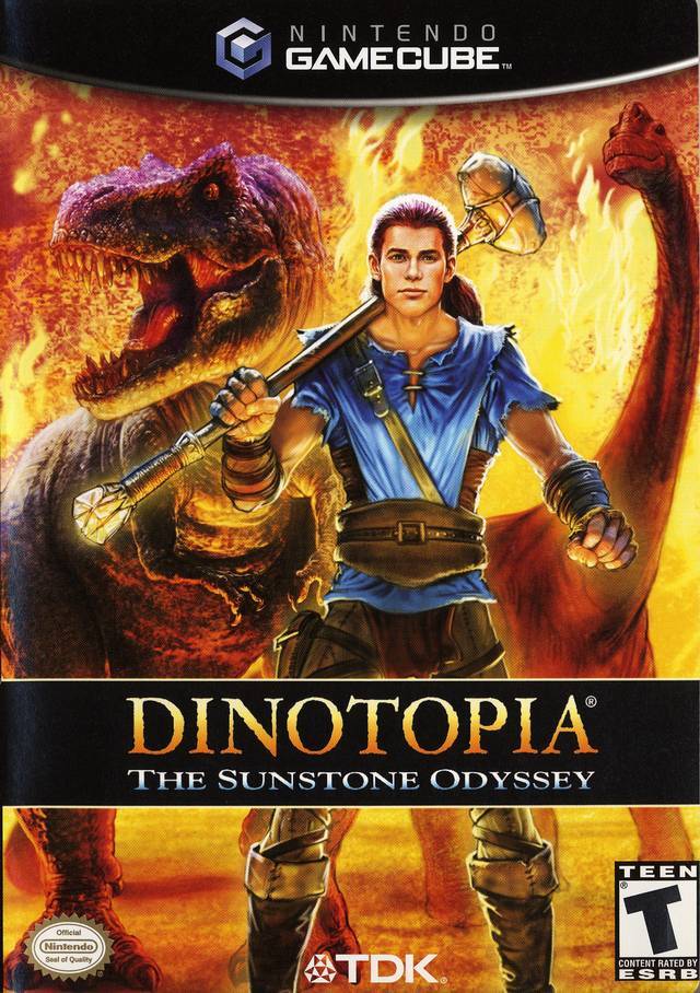 J2Games.com | Dinotopia The Sunstone Odyssey (Gamecube) (Pre-Played - Complete - Good Condition).