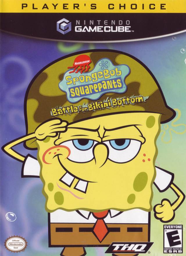 SpongeBob SquarePants Battle For Bikini Bottom (Player's Choice) (Gamecube)