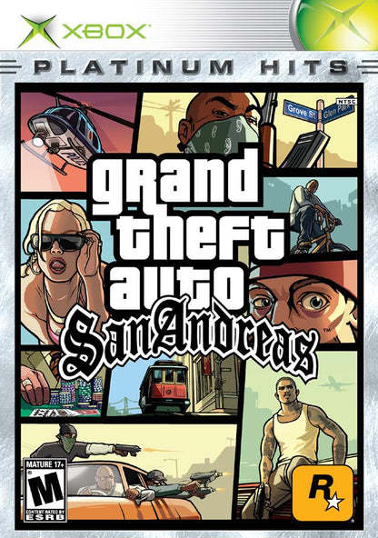 J2Games.com | Grand Theft Auto San Andreas (Platinum Hits) (Xbox) (Pre-Played - Game Only).