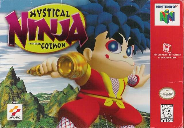 Ninja místico protagonizado por Goemon (Nintendo 64)