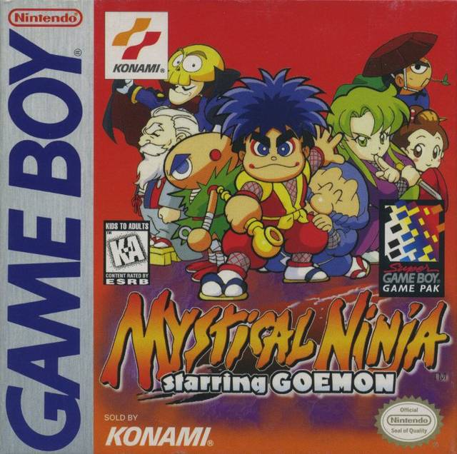 Ninja místico protagonizado por Goemon (Gameboy)