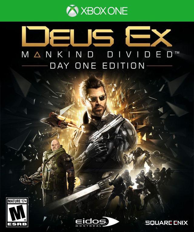 J2Games.com | Deus Ex Mankind Divided Day One Edition (Xbox One) (Pre-Played - CIB - Good).