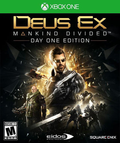 J2Games.com | Deus Ex Mankind Divided Day One Edition (Xbox One) (Pre-Played - CIB - Good).
