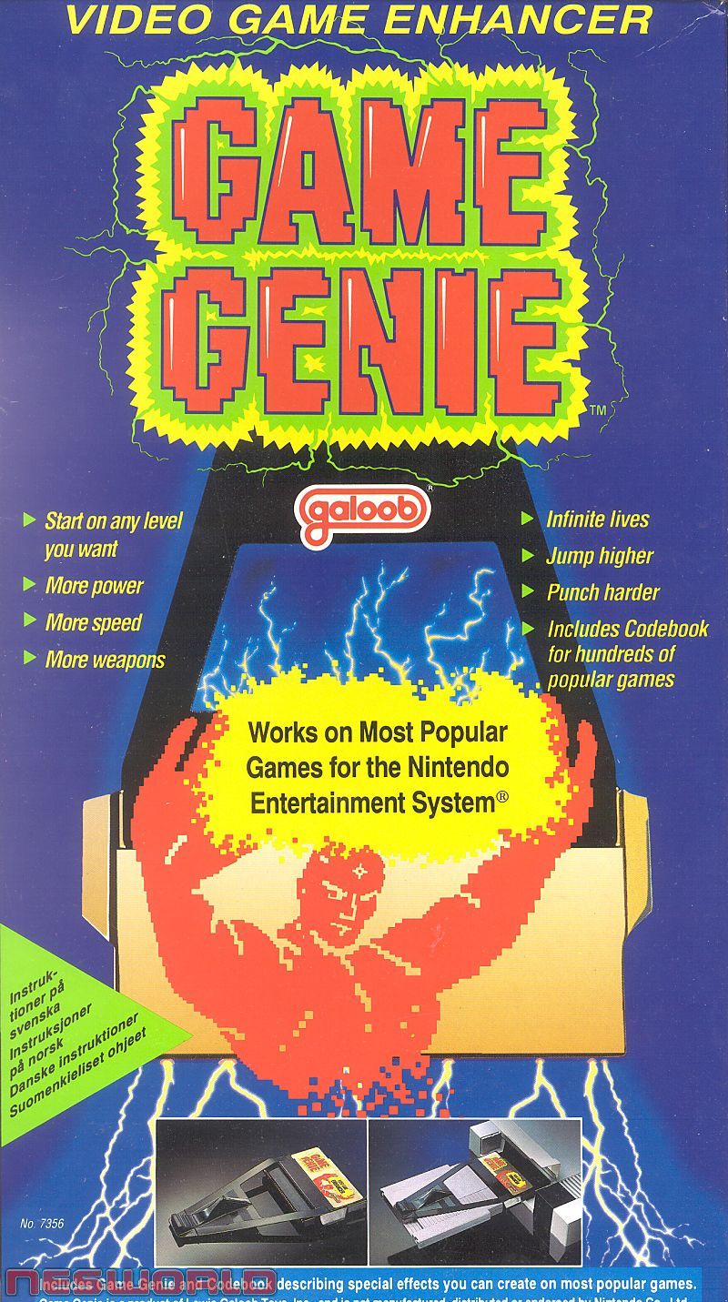 J2Games.com | Game Genie (Nintendo NES) (Pre-Played - CIB - Good).