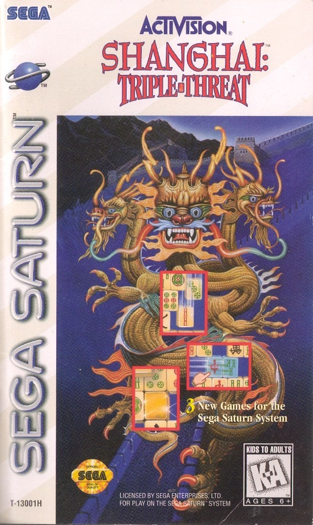 Triple amenaza de Shanghai (Sega Saturn)