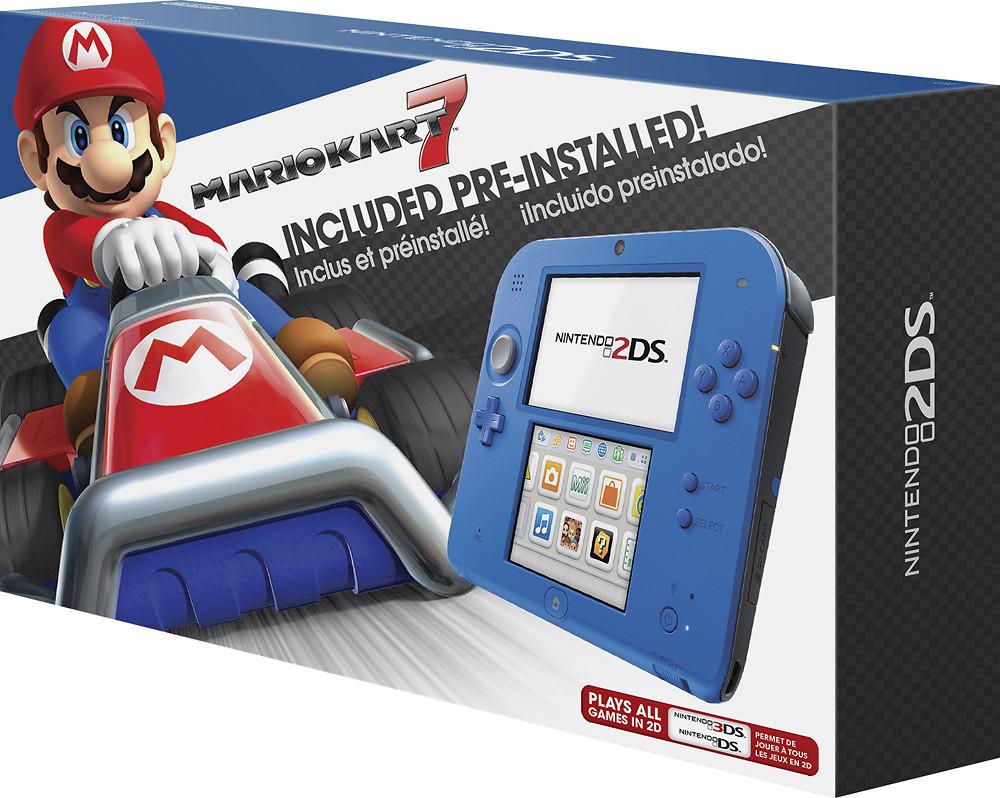 J2Games.com | 2DS Electric Blue with Mario Kart 7 download (Brand New) (Nintendo).