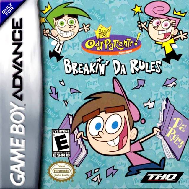 J2Games.com | Fairly Odd Parents: Breakin' Da Rules (Gameboy Advance) (Pre-Played - Game Only).