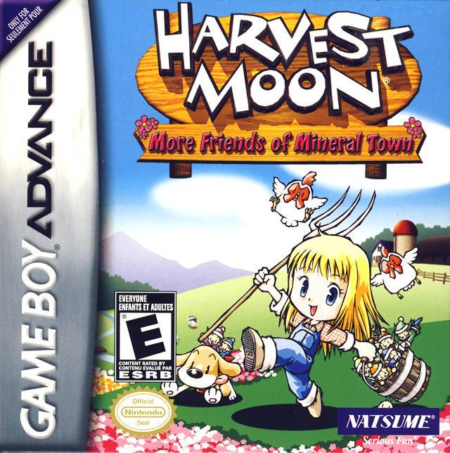 J2Games.com | Harvest Moon More Friends of Mineral Town (Gameboy Advance) (Pre-Played - Game Only).
