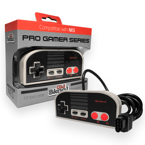 J2Games.com | Pro Gamer Series Controller - NES (Old Skool) (Brand New).