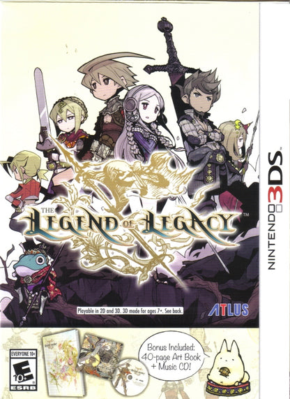 Edición de lanzamiento de Legend of Legacy (Nintendo 3DS)