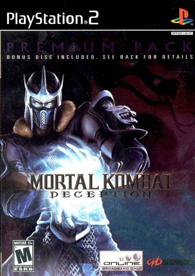 Disco de bonificación del paquete premium de Mortal Kombat Deception (Playstation 2)