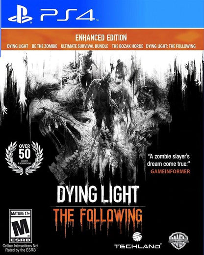J2Games.com | Dying Light The Following Enhanced Edition (Playstation 4) (Pre-Played - CIB - Good).