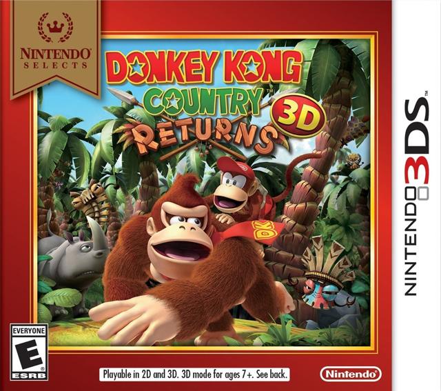J2Games.com | Donkey Kong Country Returns 3D: Nintendo Selects (Nintendo 3DS) (Pre-Played - CIB - Good).