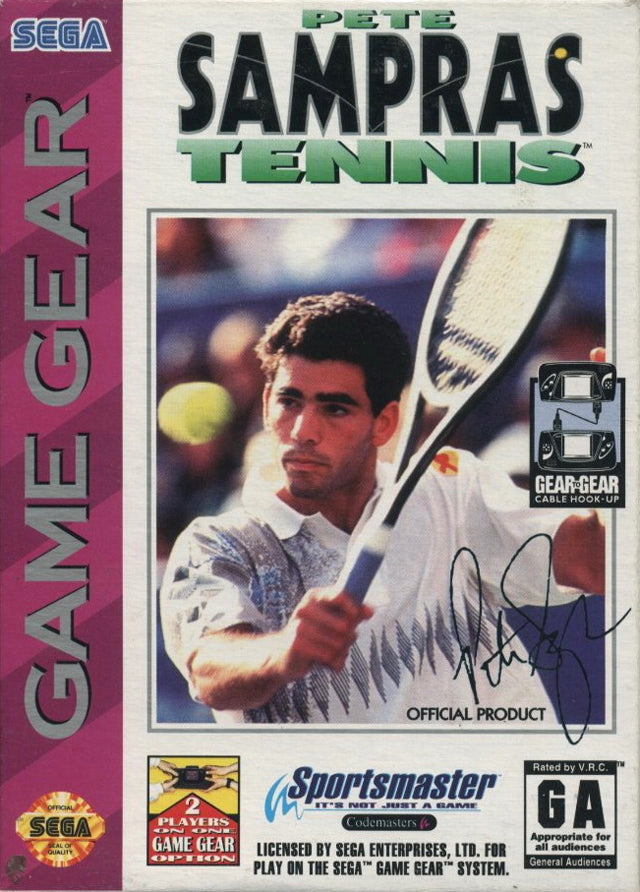 Pete Sampras Tennis (Sega Game Gear)