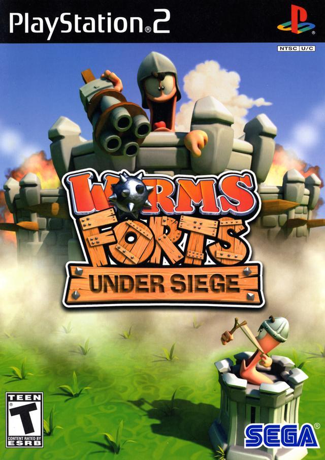 J2Games.com | Worms Forts Under Siege (Playstation 2) (Pre-Played - CIB - Good).