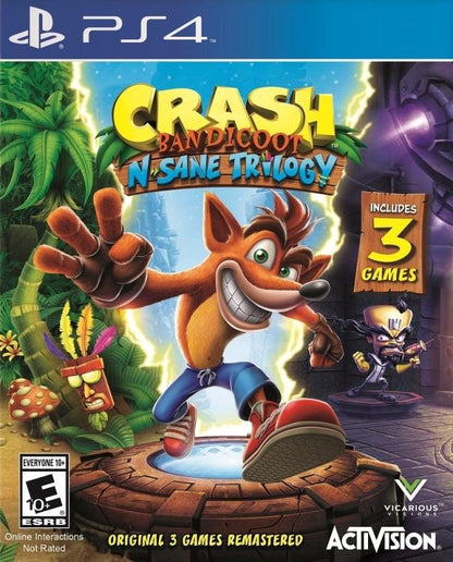J2Games.com | Crash Bandicoot N Sane Trilogy (Playstation 4) (Pre-Played - Game Only).