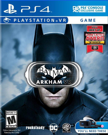 J2Games.com | Batman Arkham VR (Playstation 4) (Pre-Played - CIB - Good).
