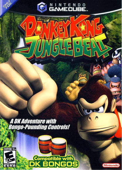 J2Games.com | Donkey Kong Jungle Beat (Gamecube) (Pre-Played - Game Only).