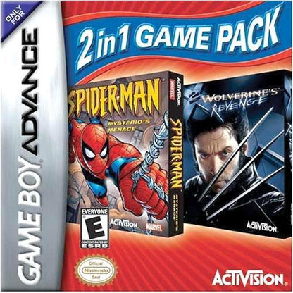 J2Games.com | Spiderman Mysterio's Menace / X-2 Wolverines Revenge (Gameboy Advance) (Pre-Played - Game Only).