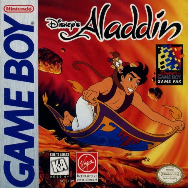 J2Games.com | Aladdin (Original Gameboy) (Gameboy Color) (Pre-Played - Game Only).