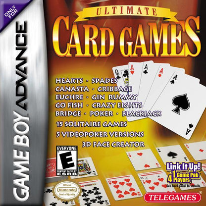 J2Games.com | Ultimate Card Games (Gameboy Advance) (Pre-Played - Game Only).