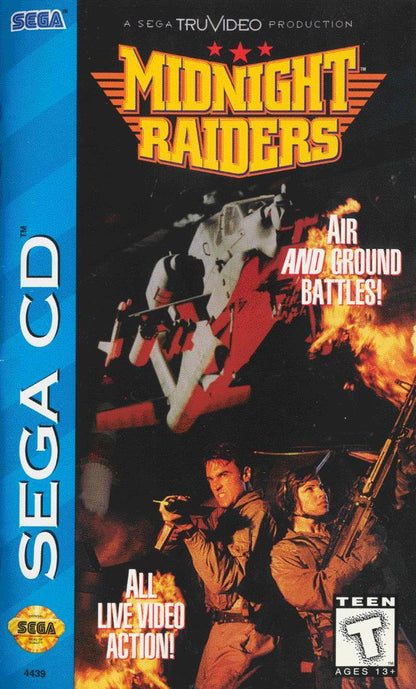 J2Games.com | Midnight Raiders (Sega CD) (Pre-Played - CIB - Good).