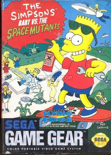 J2Games.com | The Simpsons Bart vs the Space Mutants (Sega Game Gear) (Pre-Played - Game Only).