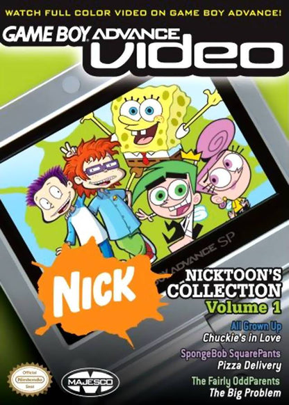 J2Games.com | Gameboy Advance Video:  Nicktoon Collection Vol 1 (Gameboy Advance) (Pre-Played - Game Only).