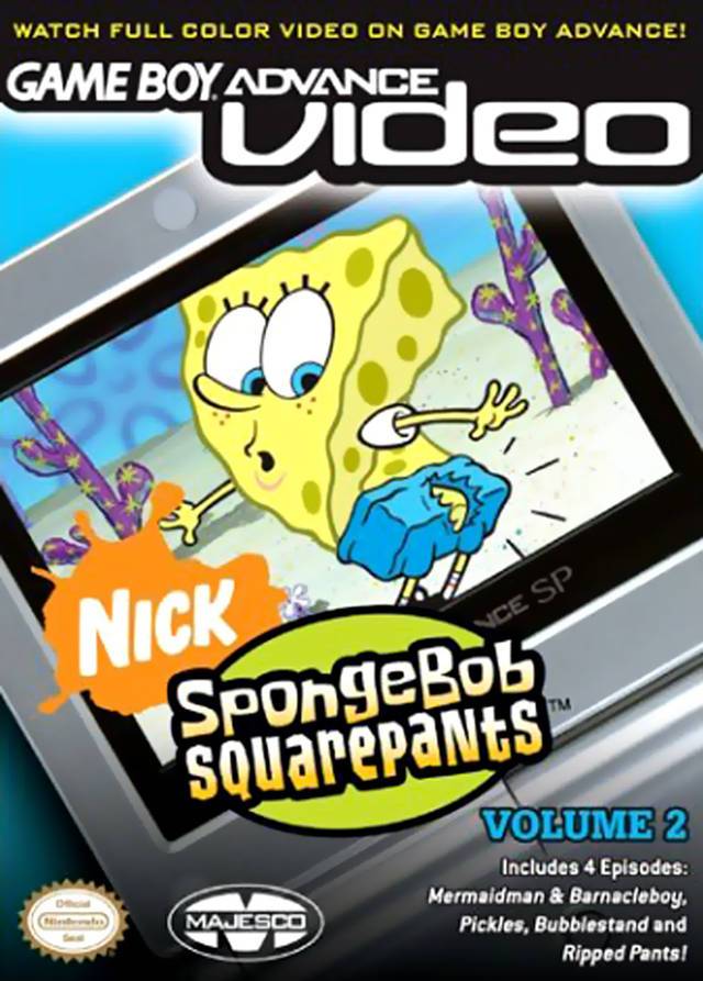 J2Games.com | GBA Video SpongeBob SquarePants Volume 2 (Gameboy Advance) (Pre-Played - Game Only).