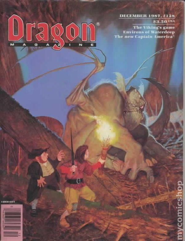 J2Games.com | Dragon Magazine Issue #128 Vol XII, No 7 December 1987 (Pre-Owned) (Pre-Played - CIB - Good).