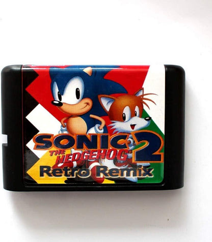 J2Games.com | Sonic 2 Retro Remix (Rom Hack) (Sega Genesis) (Pre-Played - Game Only).