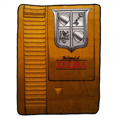 J2Games.com | Throw Blanket - Nintendo Zelda Gold Cartridge (Brand New).