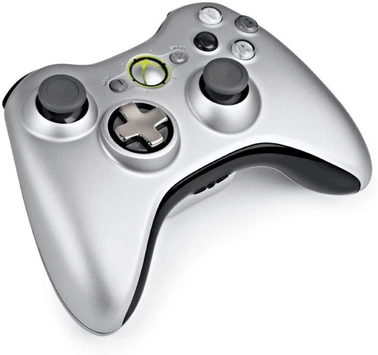 J2Games.com | Silver and Black Wireless Controller (Xbox 360) (Pre-Played - Game Only).