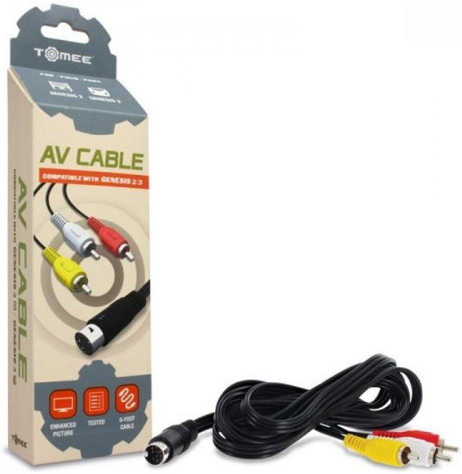 J2Games.com | Genesis Model 2 or 3 AV Cable (Tomee) (Brand New).