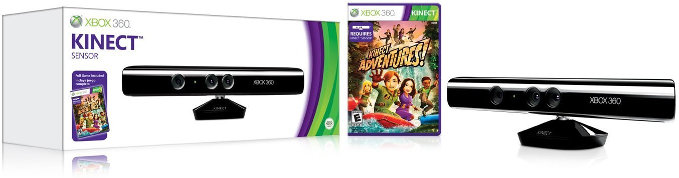 J2Games.com | Kinect Sensor with Kinect Adventures (Xbox 360) (Pre-Played - CIB - Very Good).