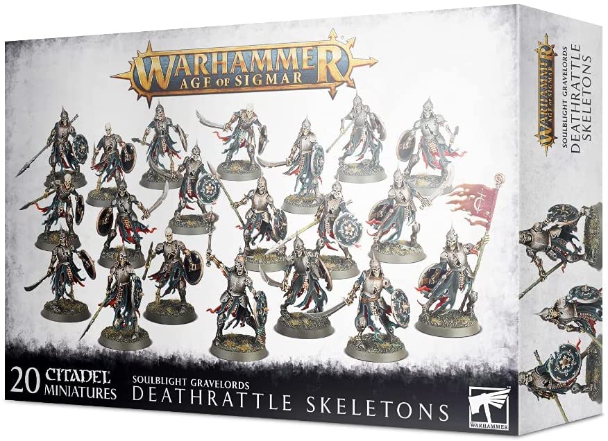 Warhammer Age of Sigmar Soulblight Gravelords Deathrattle Skeletons (Warhammer)