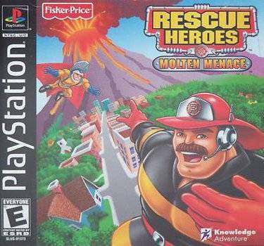 J2Games.com | Rescue Heroes Molten Menace (Playstation) (Complete - Good).