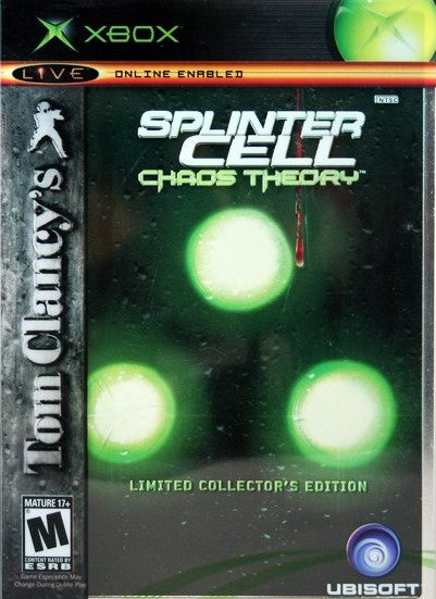 Splinter Cell de Tom Clancy: Edición de coleccionista de la teoría del caos (Xbox)