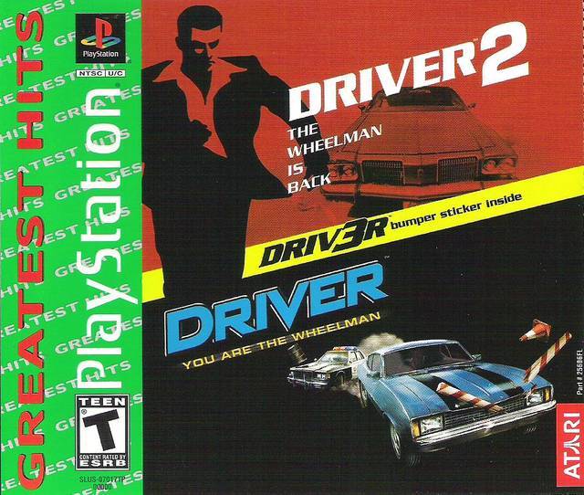 J2Games.com | Driver 1 and 2 Compilation (Playstation) (Complete - Good).