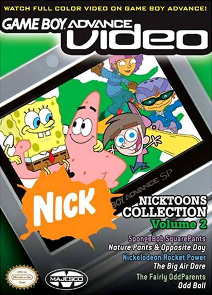 J2Games.com | Gameboy Advance Video: Nicktoons Collection Vol2 (Gameboy Advance) (Pre-Played - Game Only).