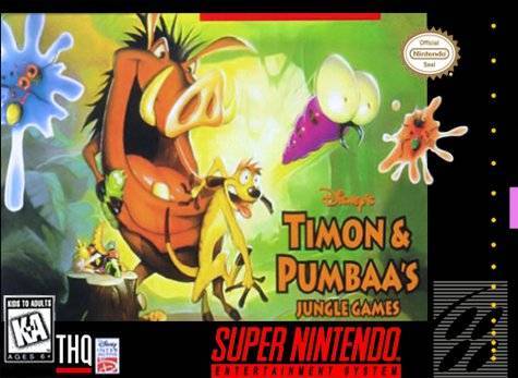 J2Games.com | Timon and Pumbaa Jungle Games (Super Nintendo) (Pre-Played - Game Only).