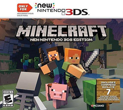 J2Games.com | Minecraft: New Nintendo 3DS Edition (Nintendo 3DS) (Pre-Played - CIB - Good).