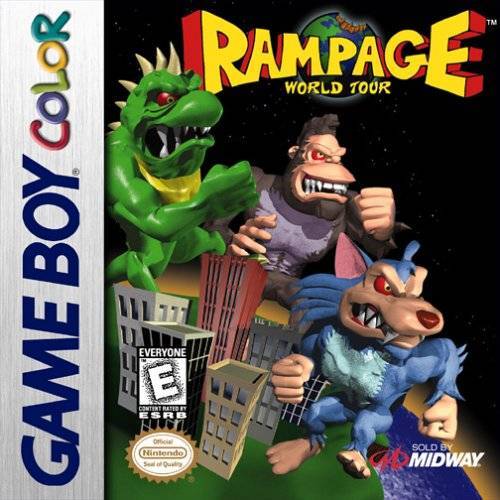 J2Games.com | Rampage World Tour (Gameboy Color) (Pre-Played - Game Only).