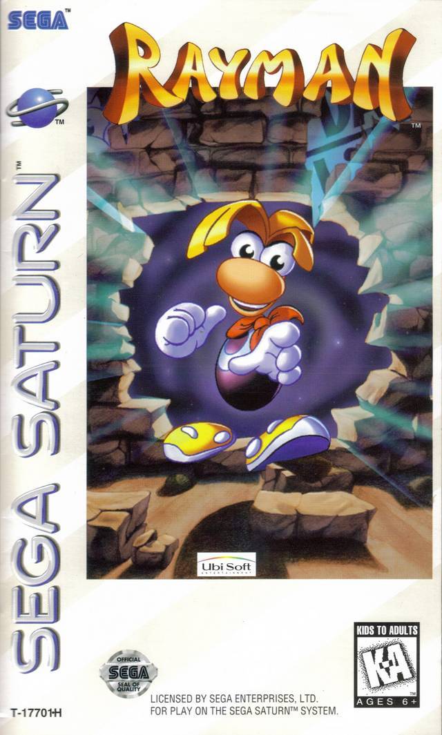 J2Games.com | Rayman (Sega Saturn) (Pre-Played - CIB - Good).