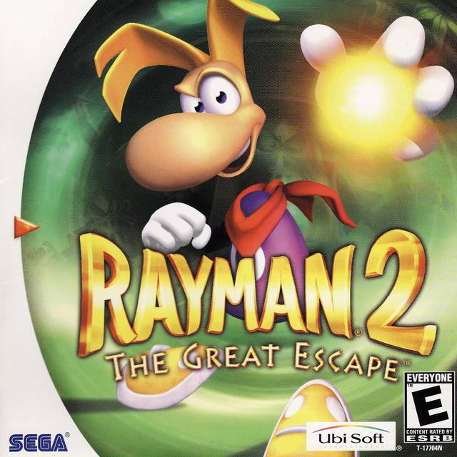 J2Games.com | Rayman 2 The Great Escape (Sega Dreamcast) (Pre-Played).